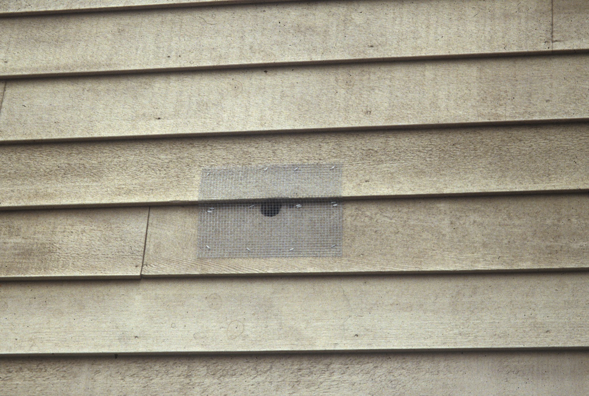 Hardware cloth can be used to keep birds, bats and other wildlife from entering holes in wooden siding.